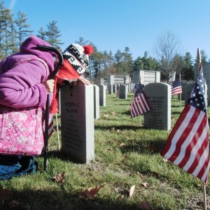 mourning at a gravesite